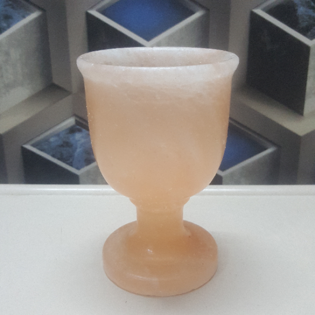 himalayan salt wine glass  (large)
